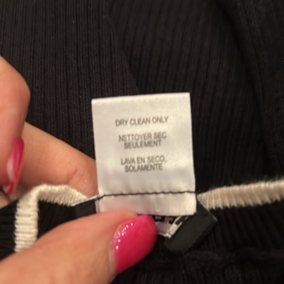 Worth black ribbed sweater with bell sleeves - Picture 7 of 7